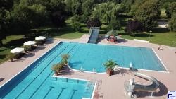 Luftbild vom Freibad Bötzingen
